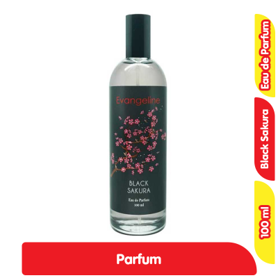 Promo Evangeline Eau de Parfum Wanita Black Sakura 100 ml Alfamart