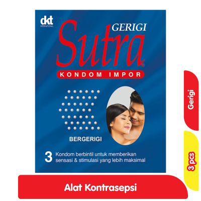 Promo Sutra Kondom Impor Bergerigi 3 pcs Alfamart