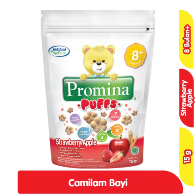 Promo Promina Puffs Snack Bayi Apel Stroberi 15 g Alfamart