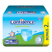 Promo Harga Confidence Adult Diapers Pants M10+2 12 pcs - Alfamart