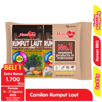 Promo Harga Mamasuka Rumput Laut Panggang BBQ per 2 bungkus 4 gr - Alfamart