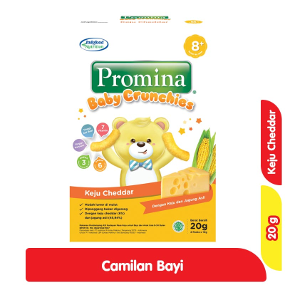 Promo Promina Baby Crunchies Snack Bayi Keju Cheddar 20 g Alfamart