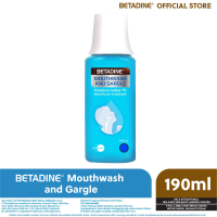 BETADINE Mouthwash & Gargle Obat Kumur Antiseptik 190 ml