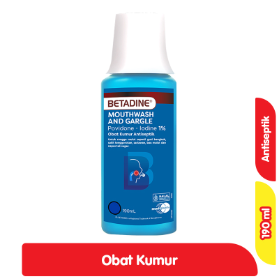 Betadine Obat Kumur Antiseptik 190 ml