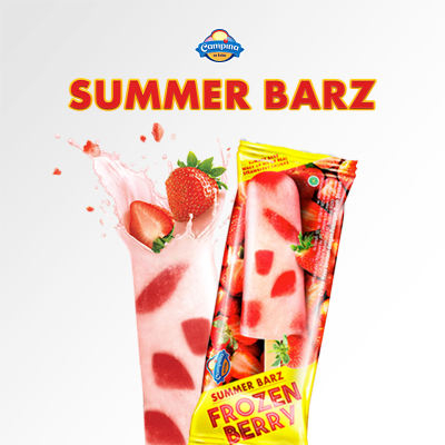 Promo Harga Campina Summer Barz Frozen Berry 55 ml - Alfamart