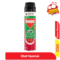 Promo Harga Baygon Insektisida Spray Cherry Blossom 600 ml - Alfamart