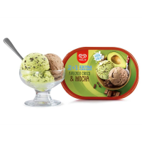 WALL'S 2 in 1 Ice Cream Extra Creamy Avocado Choco & Mocha 350 ml