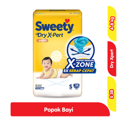 Promo Sweety Bronze Dry X-Pert Popok Celana Bayi S 38 pcs Alfamart