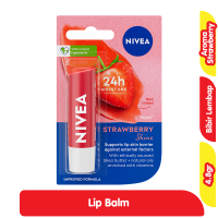 Promo Harga Nivea Lip Balm Strawberry Shine 4 gr - Alfamart