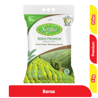 Promo Harga Sania Beras Premium 5000 gr - Alfamart