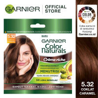 GARNIER Color Naturals Creme Riche Hair Color 5.32 Coklat Caramel 20 g
