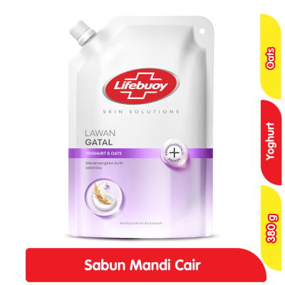 Promo Lifebuoy Skin Solutions Sabun Mandi Cair Yoghurt & Oats 380 g Alfamart