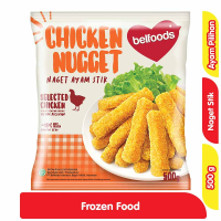 Promo Harga Belfoods Nugget Chicken Nugget Stick 500 gr - Alfamart