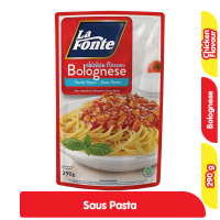 Promo Harga La Fonte Saus Pasta Chicken Flavour Bolognese 290 gr - Alfamart