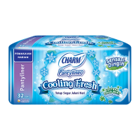 Promo Harga Charm Pantyliner Cooling Fresh Slim 32 pcs - Alfamart