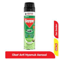 Promo Harga Baygon Insektisida Spray Zen Garden 600 ml - Alfamart