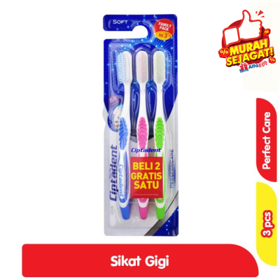 Promo Ciptadent Sikat Gigi Perfect Care Soft 3 pcs Alfamart