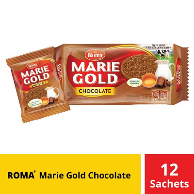 Promo Harga Roma Marie Gold Chocolate 240 gr - Alfamart