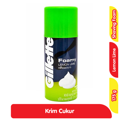 Promo Gillette Krim Cukur Foam Lemon Lime 175 g Alfamart
