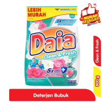 Promo Harga Daia Deterjen Bubuk Clean & Fresh Hijab 850 gr - Alfamart