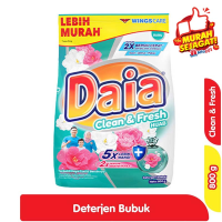 Promo Harga Daia Deterjen Bubuk Clean & Fresh Hijab 850 gr - Alfamart