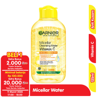 Promo Harga Garnier Micellar Water Vitamin C 125 ml - Alfamart