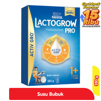 Promo Harga Lactogrow 3 Susu Pertumbuhan Vanila 350 gr - Alfamart