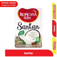 Promo Harga Tropicana Slim Santan per 5 sachet 20 gr - Alfamart