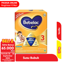 Promo Harga Bebelac 3 Susu Pertumbuhan Vanila 1800 gr - Alfamart