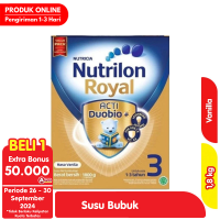 Promo Harga Nutrilon Royal 3 Susu Pertumbuhan Vanila 1800 gr - Alfamart