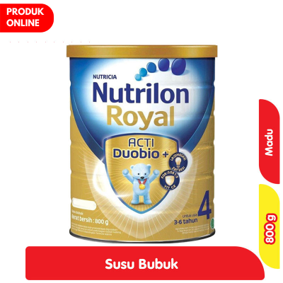 Promo Nutrilon Royal 4 Susu Bubuk Pertumbuhan Anak Madu 800 g Alfamart