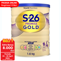 S26 Promise Gold Susu Pertumbuhan Vanilla 1600 gr