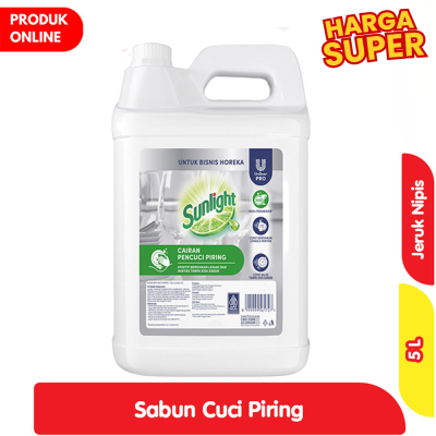 Promo Sunlight Professional Sabun Cuci Piring Jeruk Nipis Jerigen 5 L Alfamart