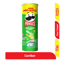 Promo Harga Pringles Potato Crisps Sour Cream & Onion 107 gr - Alfamart