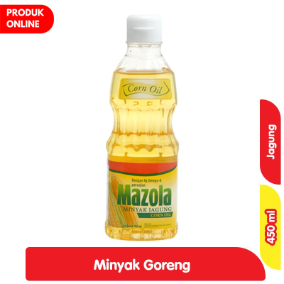 Mazola Minyak Goreng Jagung Botol 450 ml