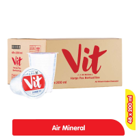 Promo Harga VIT Air Mineral 200 ml - Alfamart