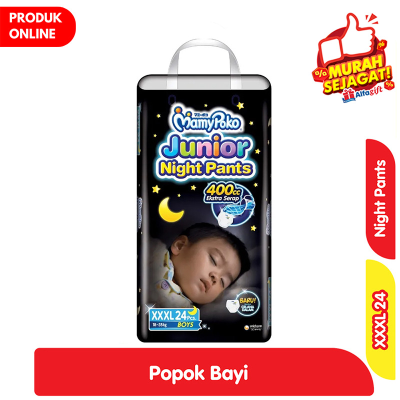 Promo MamyPoko Junior Night Popok Celana Bayi Boys XXXL 24 pcs Alfamart