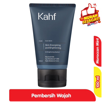Promo Kahf Energizing & Brightening Pembersih Wajah untuk Kulit Kusam 100 ml Alfamart