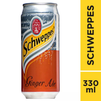 Schweppes Ginger Ale Can Rasa Jahe 330 ml