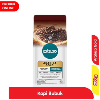 Excelso Kopi Bubuk Arabica Gold 200 g