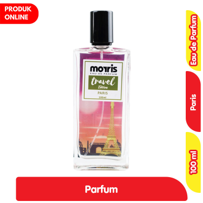 Promo Morris Parfum Wanita Travel Edition Paris 100 ml Alfamart