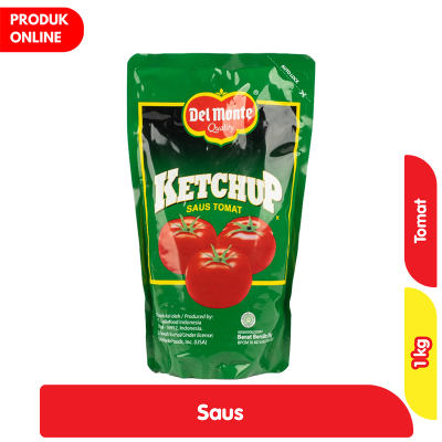 Promo Del Monte Saus Tomat Refill 1 kg Alfamart
