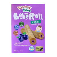 Yummy Bites Snack Bayi Bebe Roll Blueberry 40 g