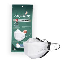 Anytime Convex Masker Virus Guard 4D & 4ply Earloop 3 s Assorted