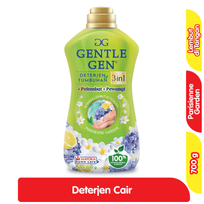 Promo Gentle Gen Detergen Cair Tumbuhan Parisienne Garden 700 g Alfamart