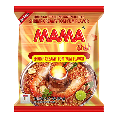 MAMA Shrimp Creamy Tom Yum Flavour Instant Noodle 90 g | Alfagift