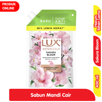 Promo Harga LUX Botanicals Body Wash Sakura Bloom 400 ml - Alfamart