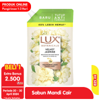 Promo Harga LUX Botanicals Body Wash Velvet Jasmine 900 ml - Alfamart