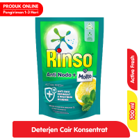 Promo Harga Rinso Liquid Detergent + Active Fresh Yuzu & Mint 700 ml - Alfamart