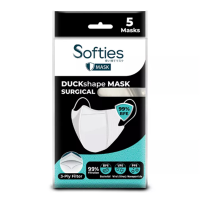 Softies Mask Duckshape Surgical 3 ply 5 s